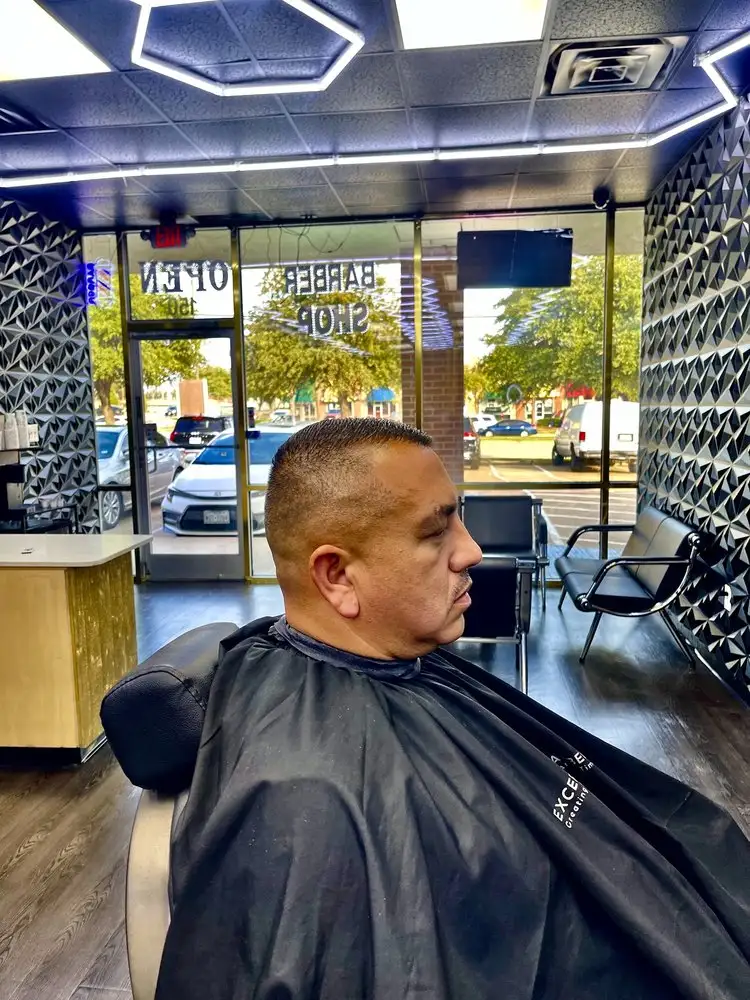 A short cut and lineup, side view